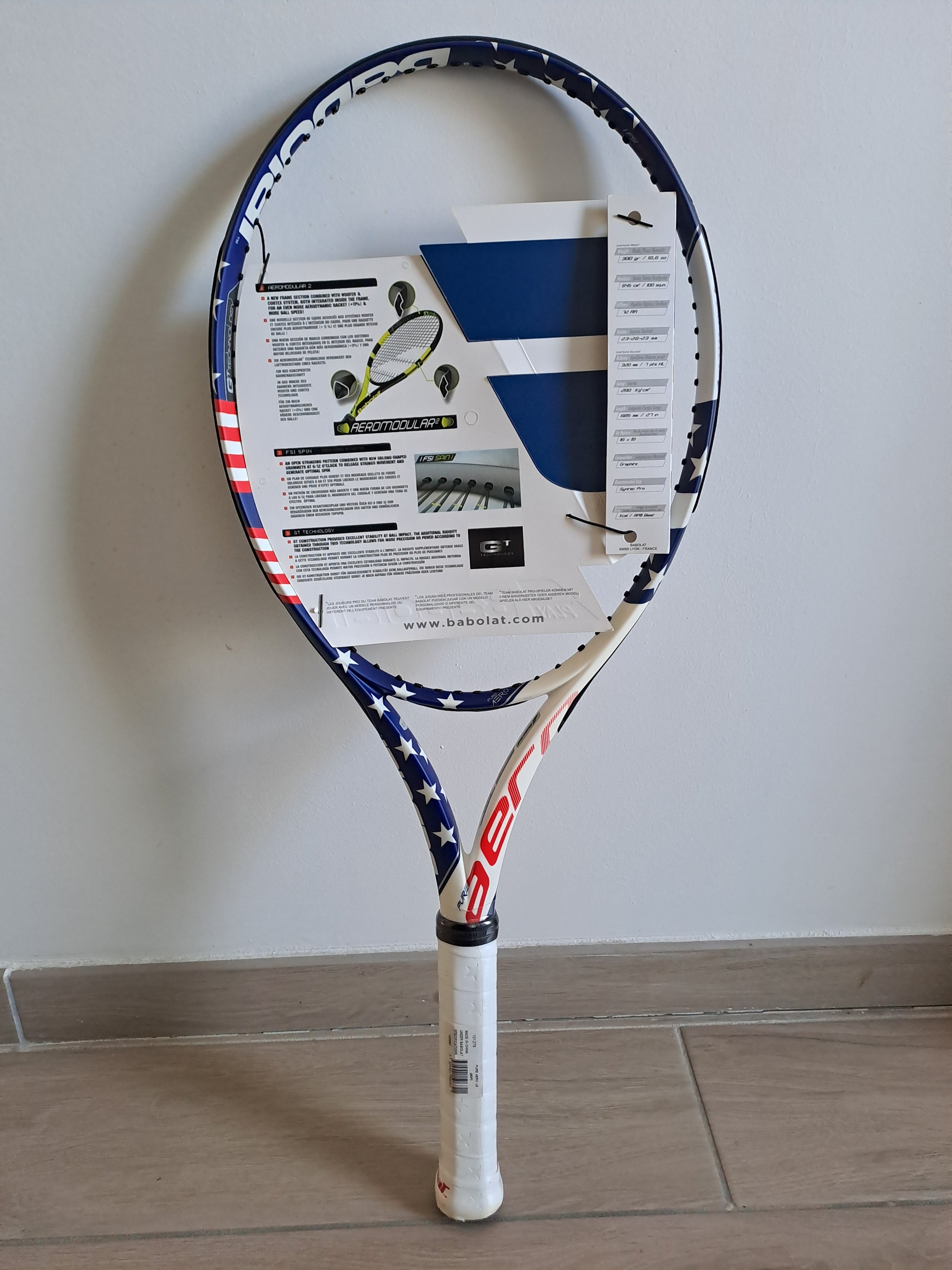 Babolat Pure Aero US Sock (300gr) Grip 3 Neuve