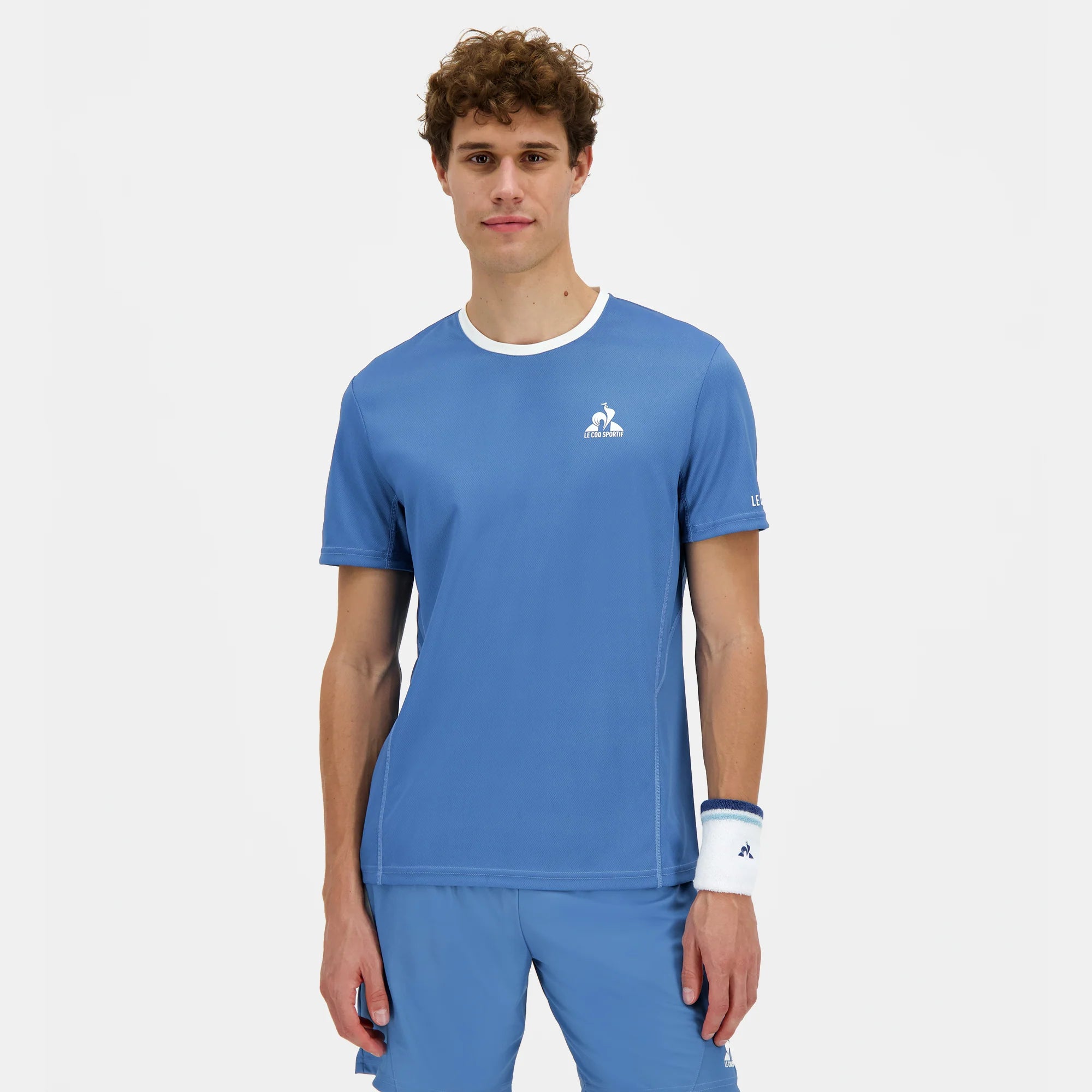 Le Coq Sportif T-Shirt Tennis Homme – Fly Blue – Édition N°4