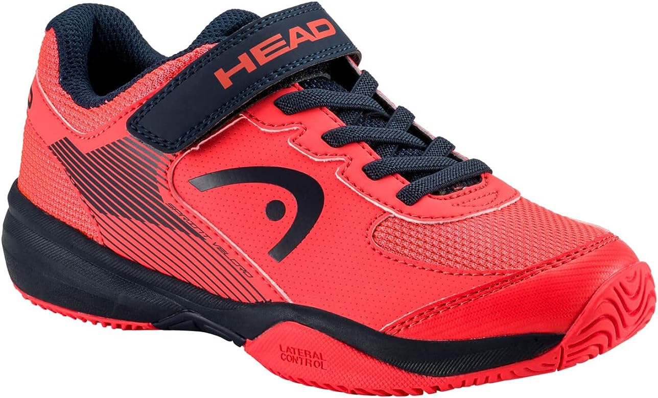 HEAD KIDS SPRINT VELCRO 3.0 ROUGE/NOIRE-275403