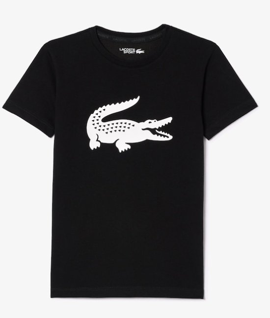 Lacoste Tee Shirt Croco Noir Junior - TJ2910 00 031