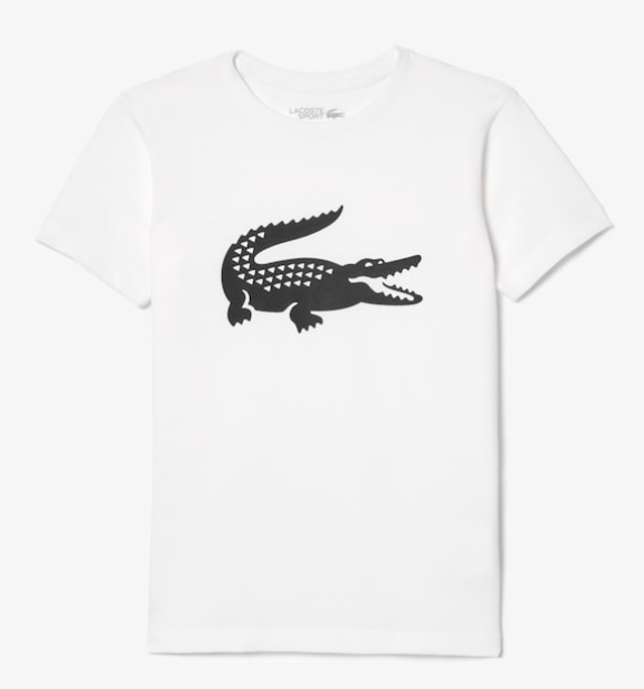 Lacoste Tee Shirt Croco Blanc Junior - TJ2910 00 001