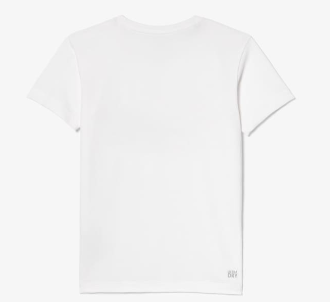 Lacoste Tee Shirt Croco Blanc Junior - TJ2910 00 001