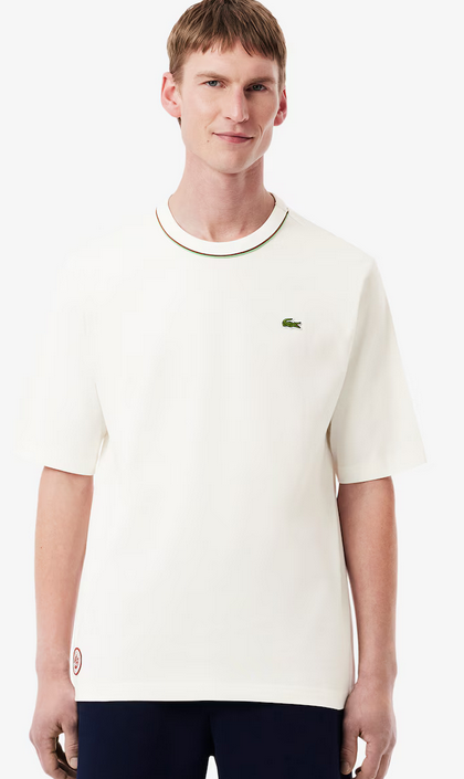Lacoste T-shirt en jersey Édition Roland-Garros - TH8757 00 70V