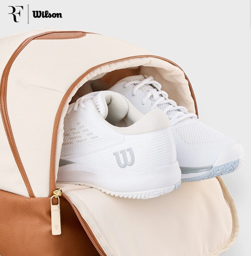 Wilson RF Lawn Collection Practice Duffel Bag Cream - WR8055001001