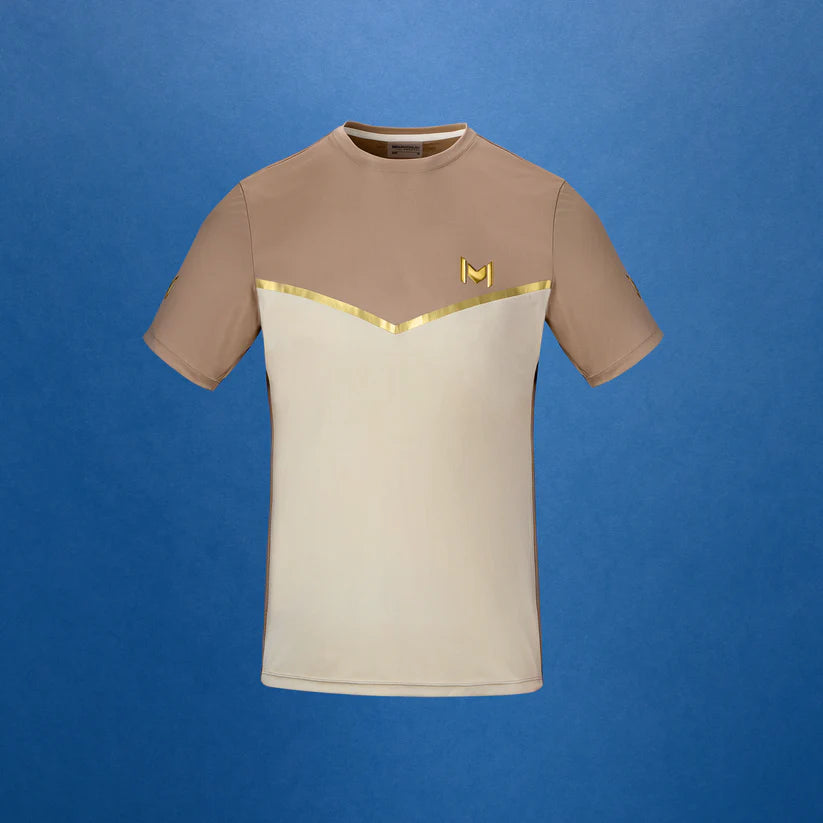 Mouratoglou T-Shirt Match Paris - LJEMOURT1 BEIGE