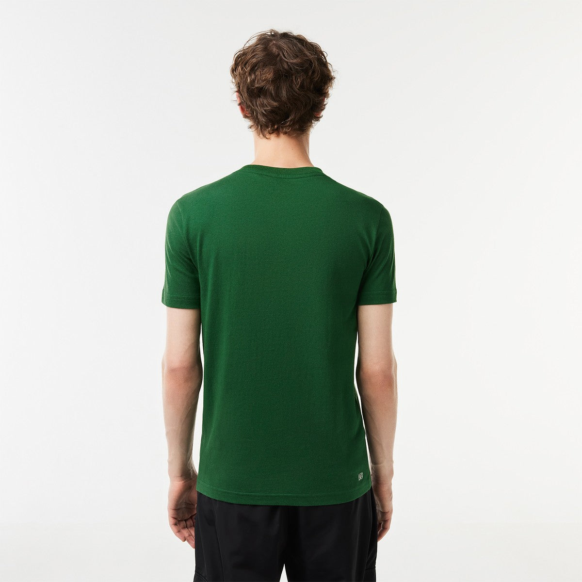 Tee Shirt Lacoste Vert Croco Blanc- TH204200291