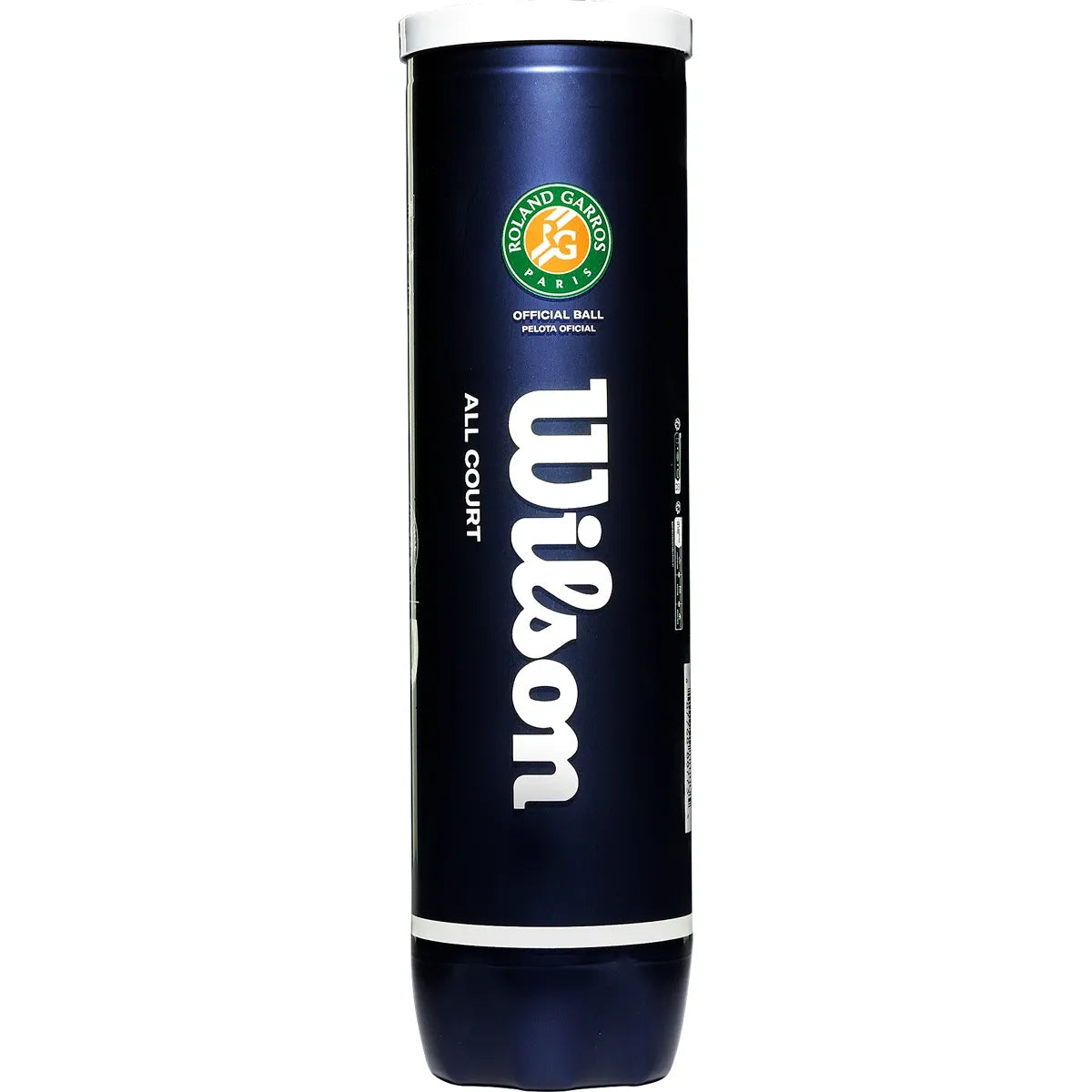 TUBE DE 4 BALLES WILSON ROLAND GARROS ALL COURT