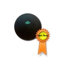 Gomme pleine noire - point vert