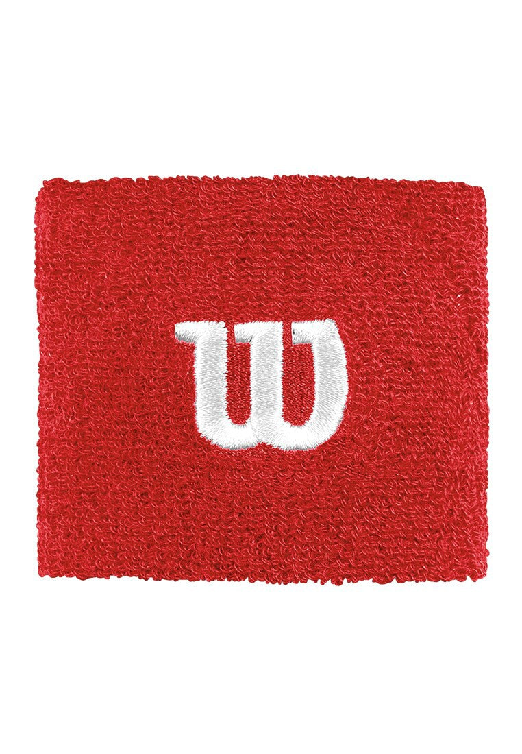 Poignets Eponge Wristband Wilson Red - WR5602900