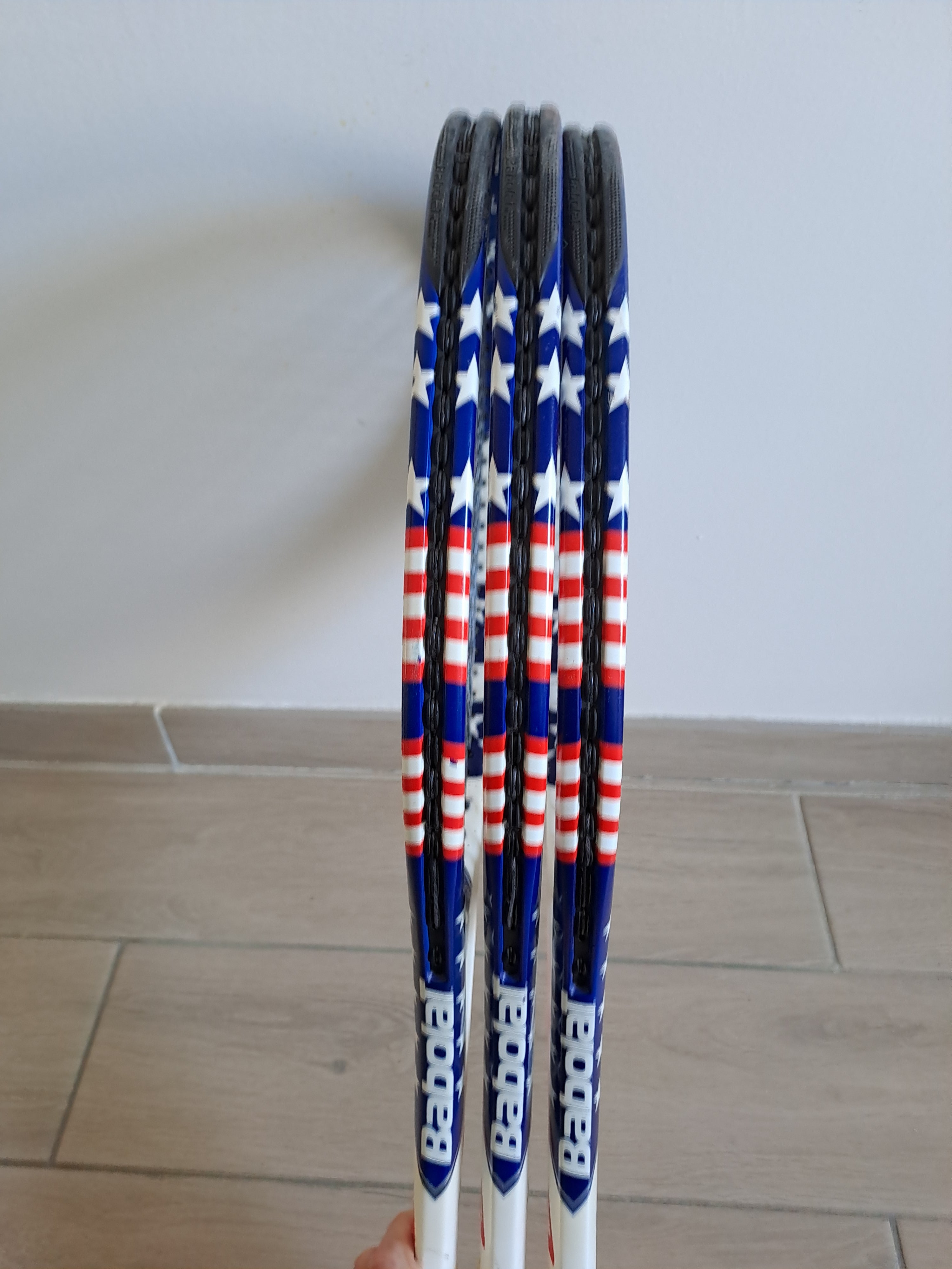 Pack de 3 Babolat Pure Aero VS USA (295gr) Grip 2 Occasion