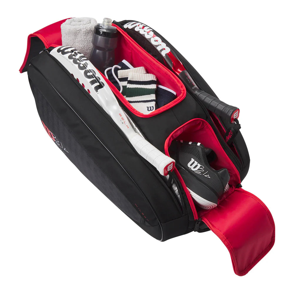 Wilson Bela V3 Padel Racket Bag Black/ Red - WR8910801001