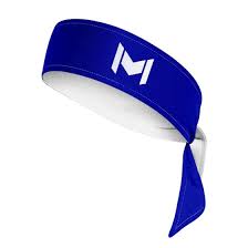 Moura Bandeau Tech+ Bleu et Blanc-bandeautech+