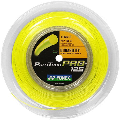 Yonex Polytour Pro 125 Yellow 200m